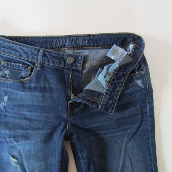 Paradise Mine Slim Boyfriend Distressed Jean, Dark - Picture 10 of 12